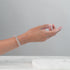 Lemur Links | Mini Kismet Bracelet | Peach x Silver